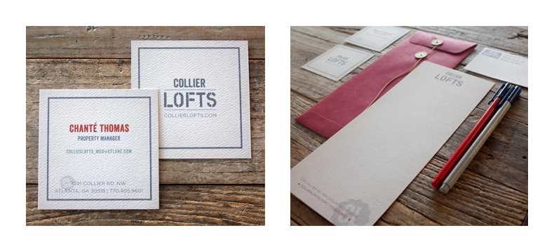Collier Lofts Stationery Package