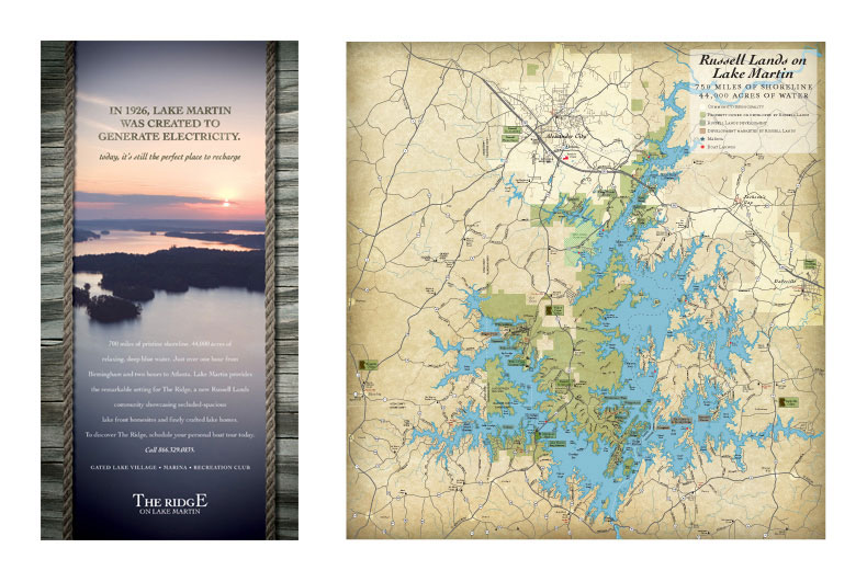 The Ridge on Lake Martin Tri-fold Cover & Property Map