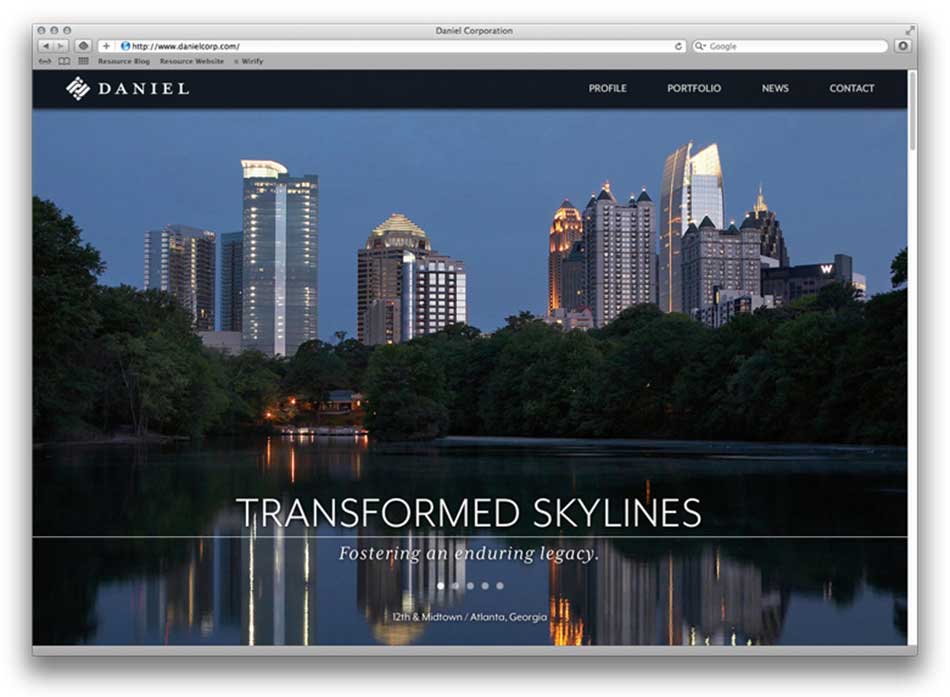 Daniel Corporate Website Launch