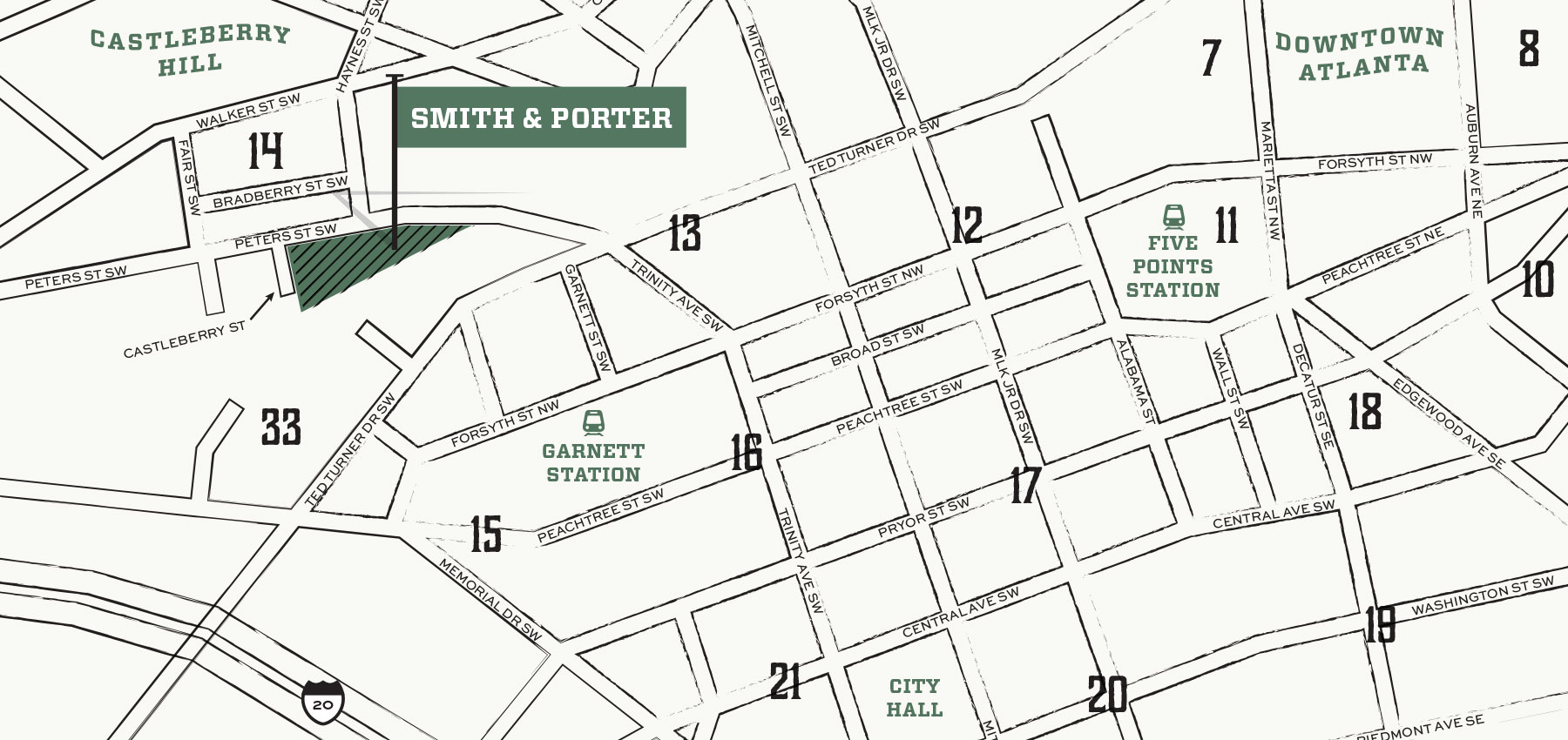 Smith & Porter Map