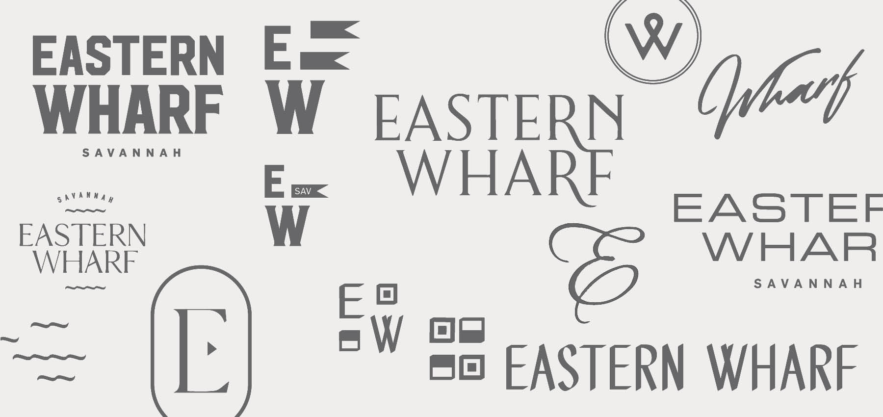 Eastern Wharf Logos