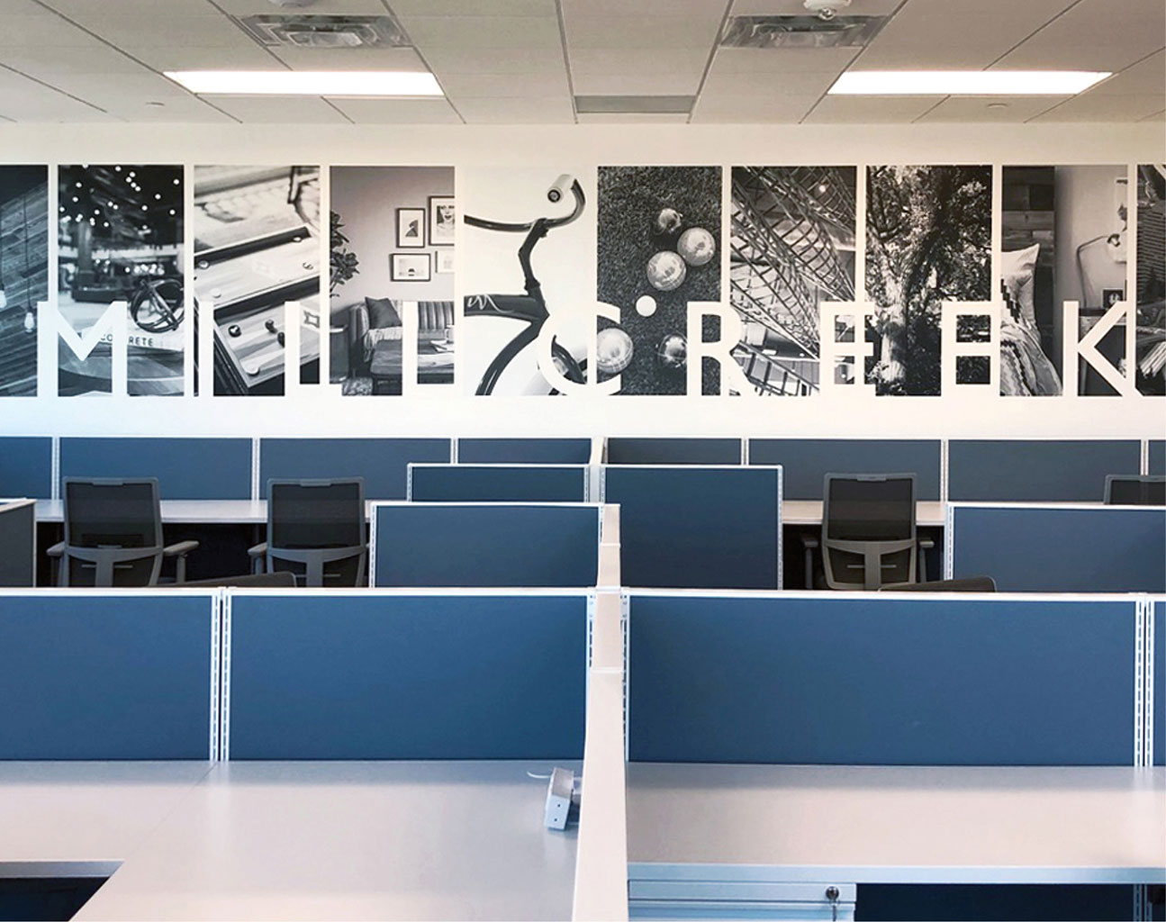 Corporate Office Environmental Branding | Mill Creek | Dallas, TX